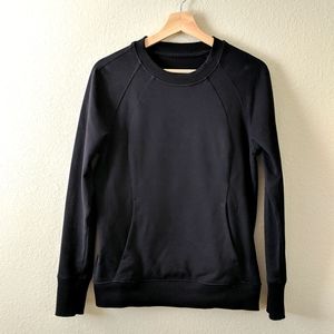Lululemon SCUBA Black Pullover Crew